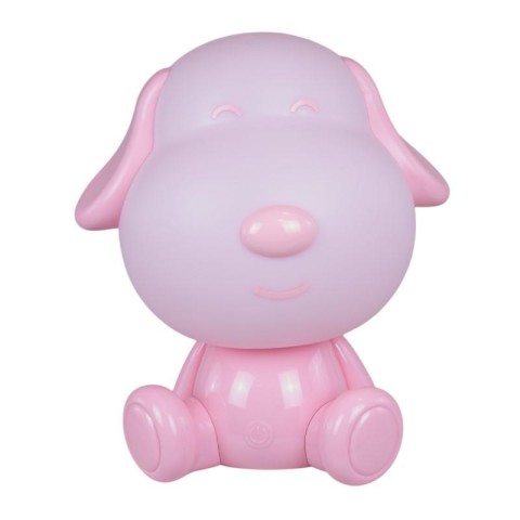 LAMPADA CAGNOLINO ROSA 20X18X25